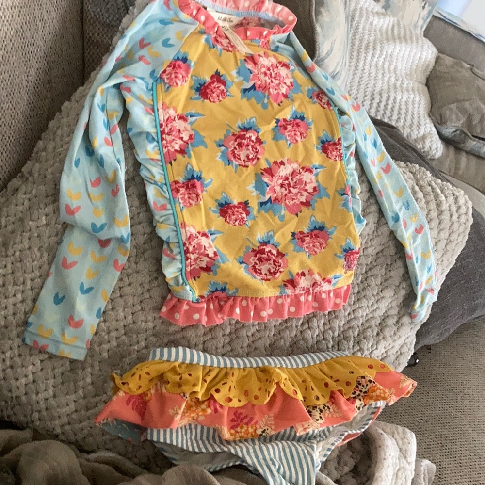 Matilda Jane rash guard and bottoms